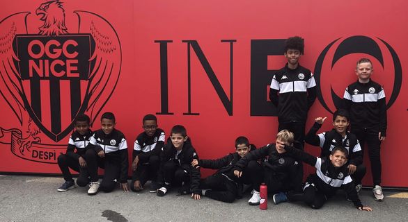 Les protégés de Yves en déplacement au centre de formation de l’OGC Nice…