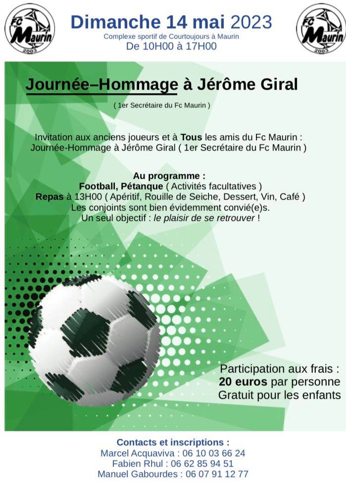 Hommage Jérôme Giral