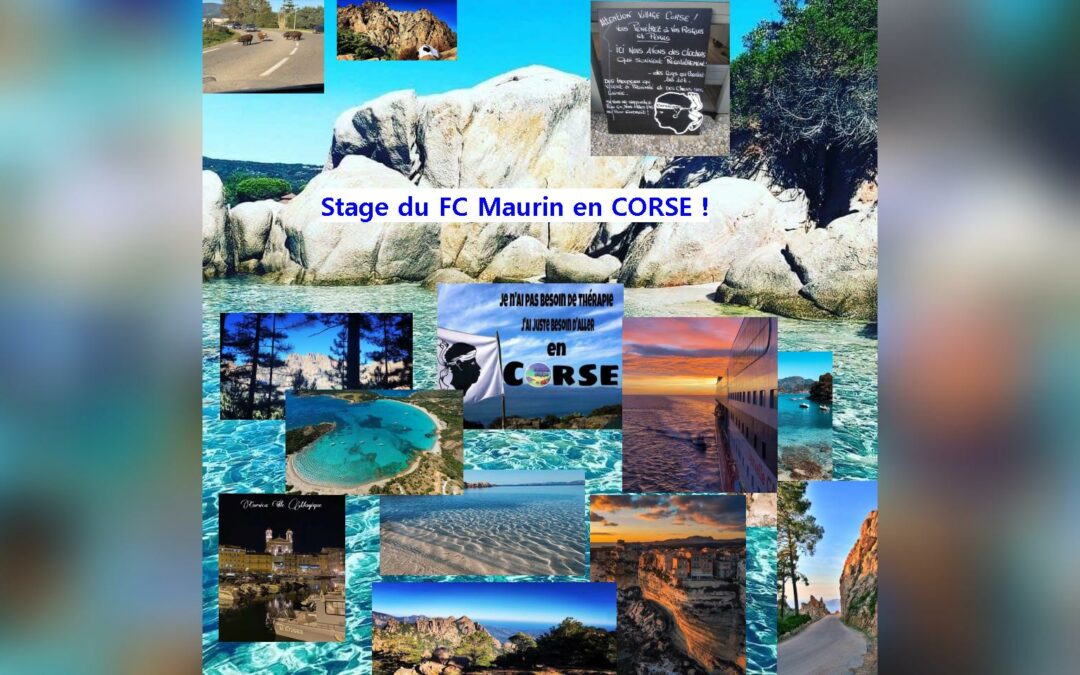 Stage en Corse : Réunion d’information le vendredi 14 avril…