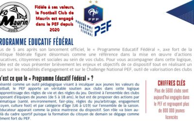 Le respect : Une action du PEF réalisée par les U9 de Francis
