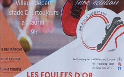 Les Foulées d’Or – 1ère édition : Le FC Maurin a répondu présent pour la course solidaire