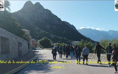 Stage à Calvi : dernier jour avant le retour