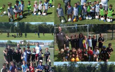 1ère séance d’entraînement à l’école de foot