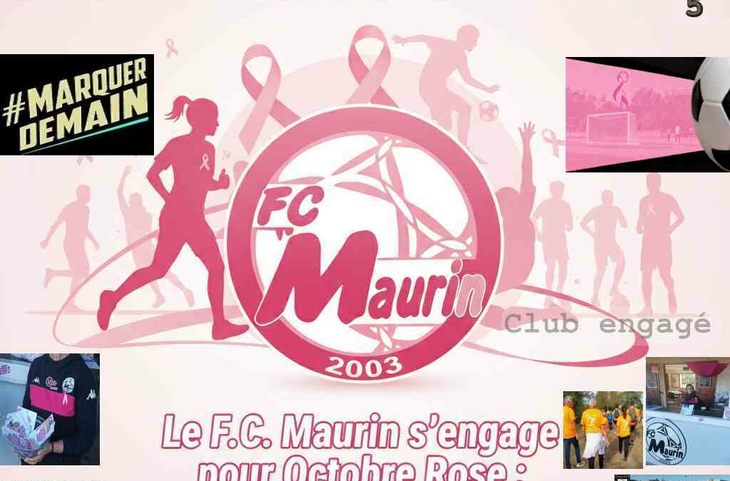 Le FCM soutient les cause nobles : Foulée d’OR & Octobre ROSE